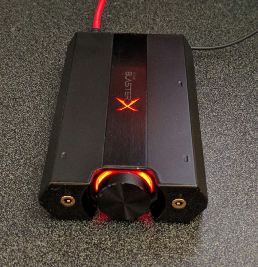 Creative Labs SoundblasterX G5 7.1 USB portable sound card/amplifier picture
