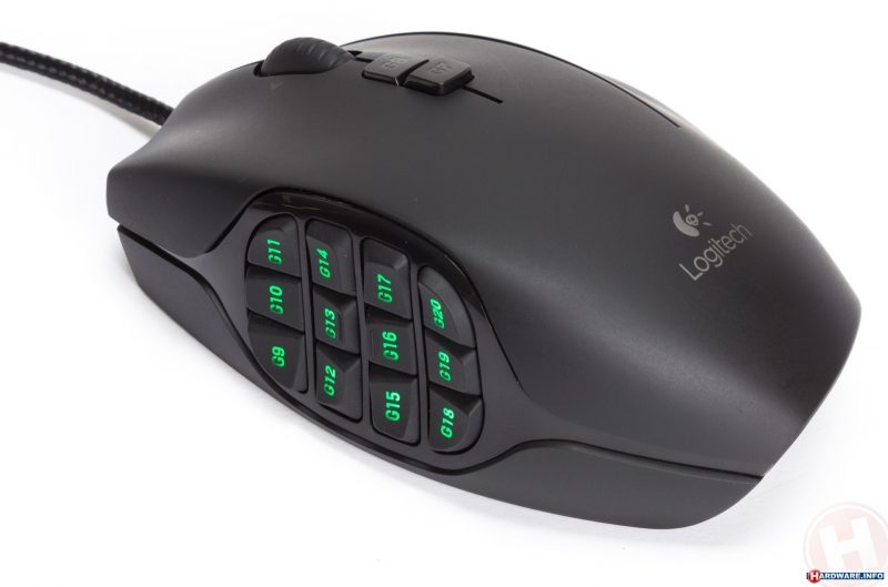 Logitech G600 MMO gaming mouse.
