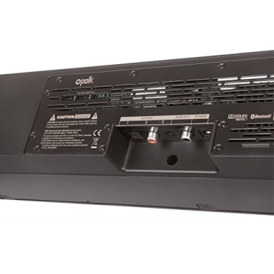 Polk N1 Audio Sound Bar input/outputs 